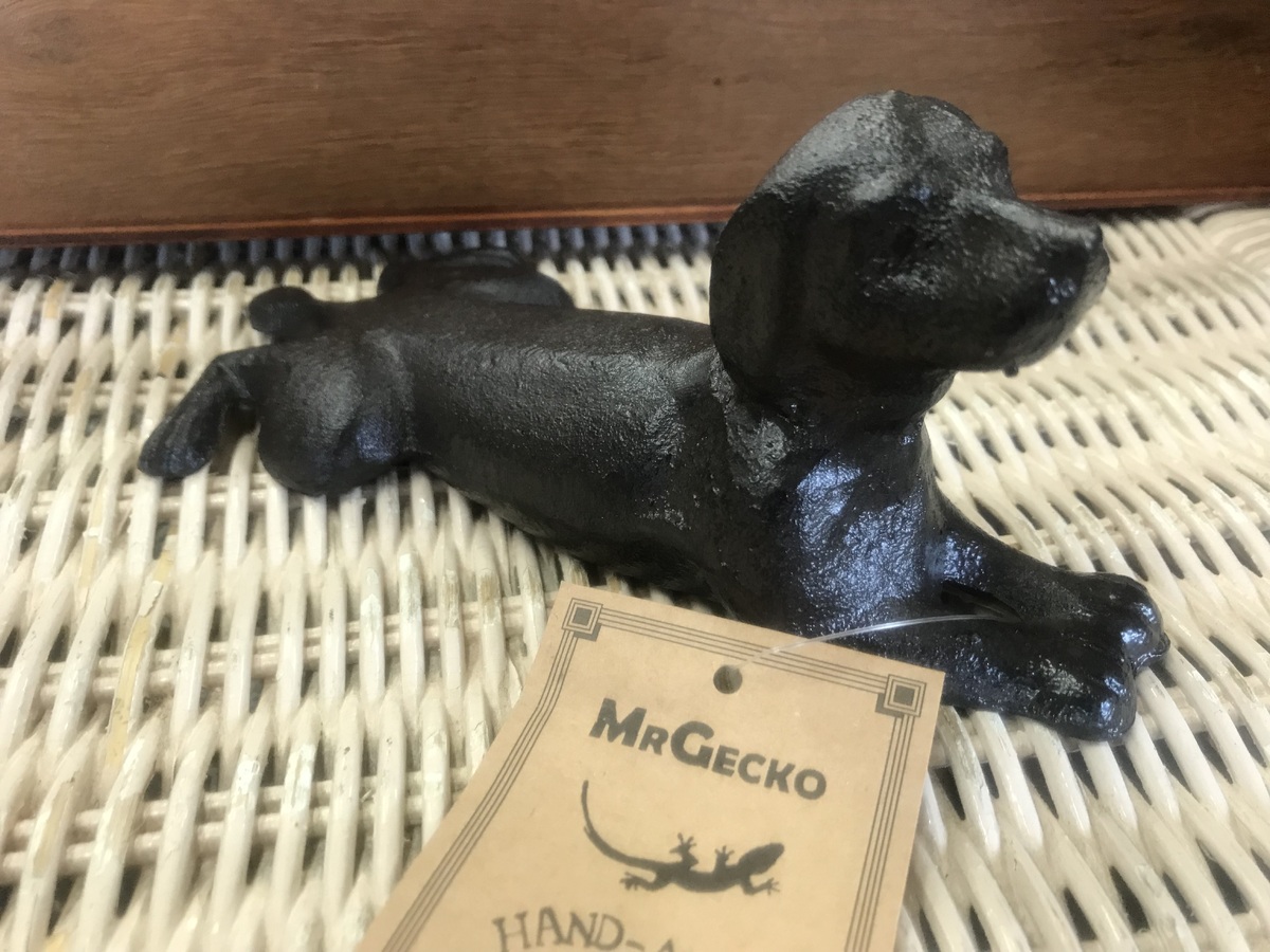 Cast iron clearance dog door stop