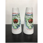 RETRO Souvenir Apple Isle Tasmania Salt and Pepper Shakers 