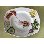 1960's Figgjo Norway Prawn Salad Plate