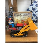 Bulldozer Wind Up Tin Toy - Large 