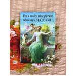 I'm A Really Nice Person - Funny Fridge Magnet - Retro Humour