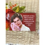 Hell Hath No Fury - Funny Fridge Magnet - Retro Humour