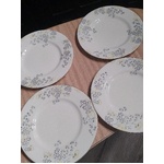 VINTAGE Art Deco Royal Doulton Carnival Side Plates x 4 - V1293