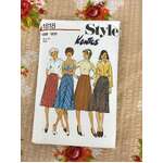 VINTAGE Style 1818 Sewing Pattern - Miss Size 20 - Skirt