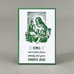 OMG White Jesus - Funny Fridge Magnet 