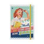 Mostly I Just Stand Around Being Fantastic - Notebook A5 128 Pages - Nostalgic Art 