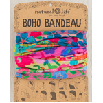 Full Boho Bandeau - Rainbow Floral 