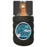 Fish & Beer Stubby Holder - Stack of Tyres