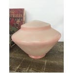 ART DECO Pink Glass Light Lamp Shade 