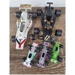 VINTAGE Lot of 5 x Formula 1 Toy Race Cars - Playart Roxy Hong Kong