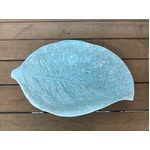 VINTAGE Sandland Ware Blue Leaf Dish