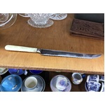 VINTAGE Mother of Pearl Handle Carving Knife - Shefmor Sheffield