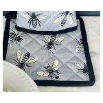 Sketch Bees Pot Holder - Oven Mitt