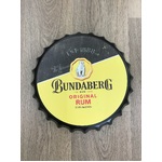 Bundaberg Rum - Tin Sign - Bottle Cap 3D 30 cm