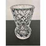 Vintage Thistle Vase - Clear Glass - 9 cm Tall