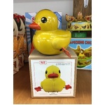 Yellow Duck Wind Up Tin Toy 