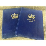 Queen Elizabeth II Coronation Books x 2