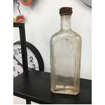 VINTAGE Embossed Rawleigh's Bottle - 21.5 cm Tall