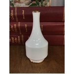 Royal Albert White & Gold Bud Vase - 12.7 cm Tall