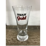 VINTAGE Swan Gold Middy Beer Glass 