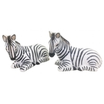 Zebra Salt & Pepper Shakers - Novelty Set