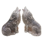 Wolf Salt & Pepper Shakers - Novelty Set