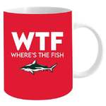 WTF Where's The Fish - Fishing Mug