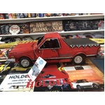 1986 Subaru Brumby 4WD Ute Ornament Model - Tin - Red - 33 x 14 x 10.5 cm