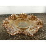 VINTAGE Carnival Glass Bowl - Sowerby - Marigold Colour