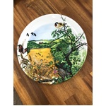 Wedgwood Collectors Plate - Country Panorama Colin Newman - The Village In The Valley 1987