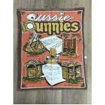 VINTAGE Souvenir Tea Towel - Aussie Dunnies - Ocker Bogan Humour 