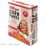 Kellogg's Corn Flakes Storage Tin - Girl - 4L - Nostalgic Art 