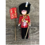 VINTAGE English Soldier Doll - Sleepy Eyes 