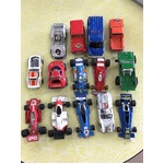 VINTAGE Lot of 14 Diecast Toy Cars - Made in Hong Kong