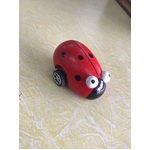 Wooden Ladybird Pullback Racer Toy - Lady Bug