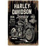 Harley Davidson Legendary Knuckleheads - Retro Tin Sign