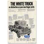 The White Truck - Retro Tin Sign