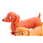 Stretch Dog Dachshund Sensory Toy -  Red Brown