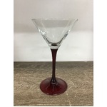 Luminarc Red Stem Martini Glass 