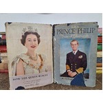 VINTAGE 1959 How the Queen Reigns & Prince Philip A Portrait by His Valet Books by Dorothy Laird & John Dean