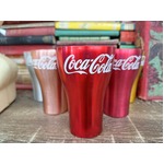 Pre-Owned Set of 6 Anodised Coca-Cola Metal Coke Cups