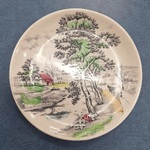 Country Side Japan Side Plate - Underglaze - Cottage Core