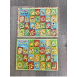 VINTAGE Victory Alphabet Play Tray Puzzle - Made in England