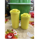 RETRO Yellow Tupperware Salt and Pepper Shakers