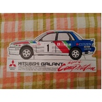 1989 Mitsubishi Motors World Rally Championship Sticker - Mitsubishi Galant 