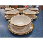 Vintage Noritake Japan Handled Soup Coupe Bowl Set of 6 - Edinburgh 7146