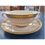 Vintage Noritake Japan Handled Soup Coupe Bowl - Edinburgh 7146