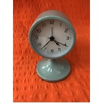 Retro Style Pedestal Alarm Clock - Pale Green