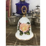 Danbury Mint Decorative Bell - The Summer Collection - 'Peace'  Rose