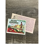 VINTAGE Souvenir Car Sticker Decal - Alice Springs NT